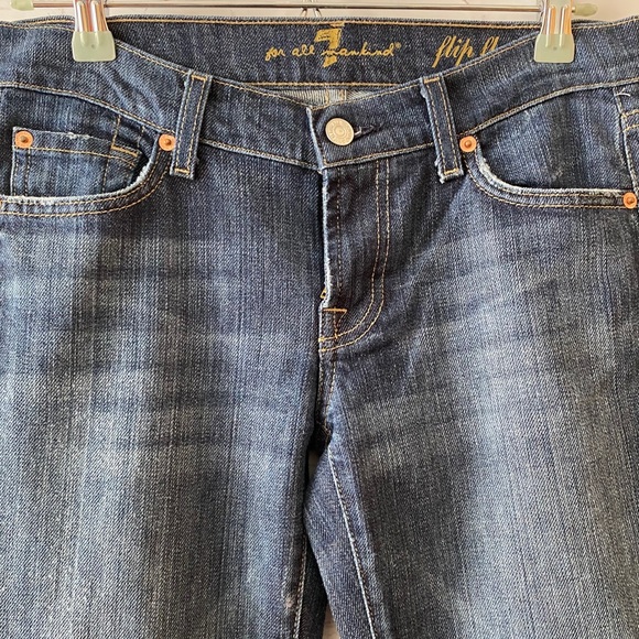 7 For All Mankind Flip Flop Bootcut Jeans - Picture 5 of 13